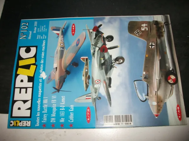 **f Replic n°102 Messerschmitt Me 163 Komet - Fairey Battle Mk I - Cobber Kain