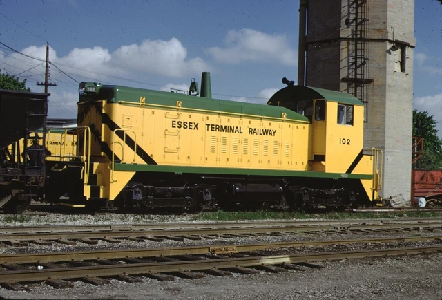 Essex Terminal Railway EMD SW9 Kodachrome original Kodak Slide
