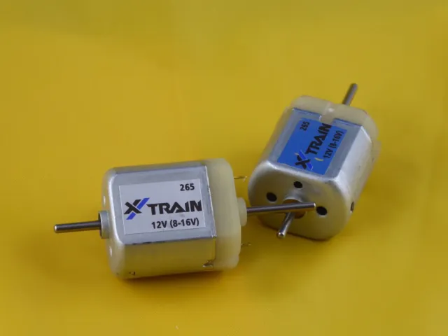 Motor  X-TRAIN-265, 12V  für Spur H, HO mit 5-poligem Rotor