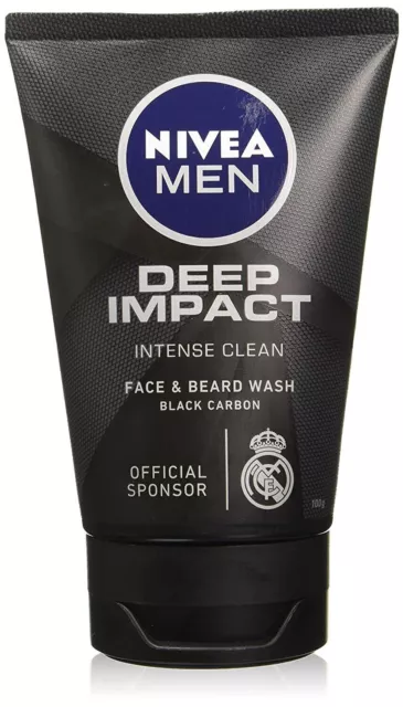 Lavage du visage pour hommes NIVEA, nettoyage intense à impact profond,...