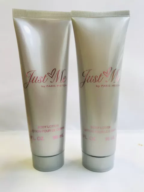 2 ~ Just Me by Paris Hilton Body Lotion,| 3 oz ea   New!