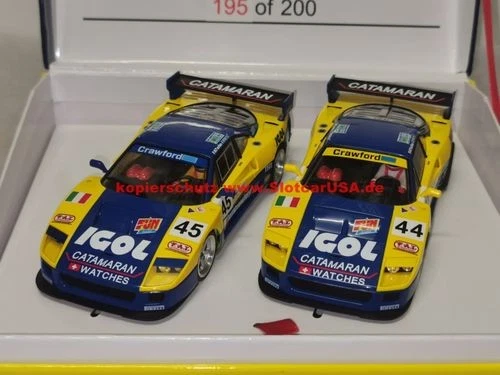 BBR P18139F - Ferrari F40 LM Le Mans 1996 N°44 - Echelle 1/18 - Blanche - Prévente/Neuve