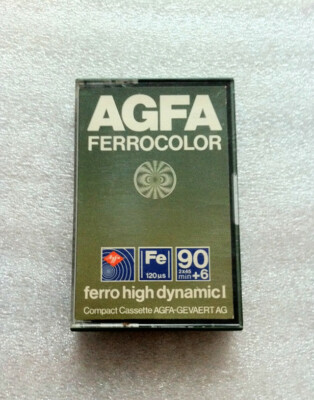 Vintage Audio Cassette AGFA Super Ferro 90+6 From 1979 Fantastic Condition !! 