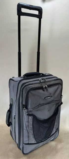 Briggs & Riley Transcend 21” Upright Wheeled Exp Carry On SUITCASE TDU521X Grey