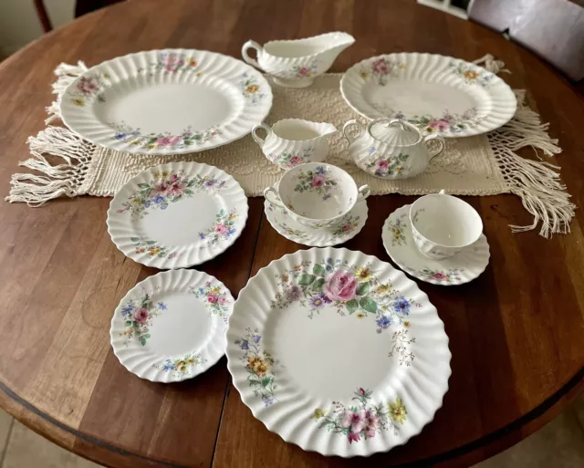 royal doulton china -47 pieces including 2 serving platters-Arcadia pattern