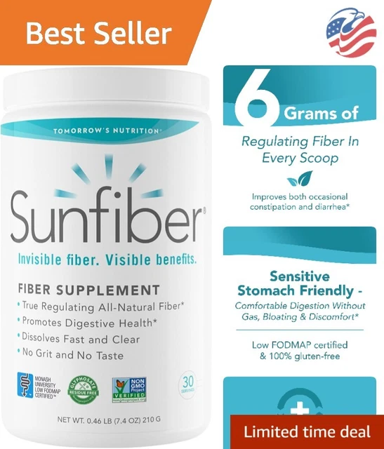 FIBER SUPPLEMENT POWDER Low FODMAP, GlutenFree Digestive Health