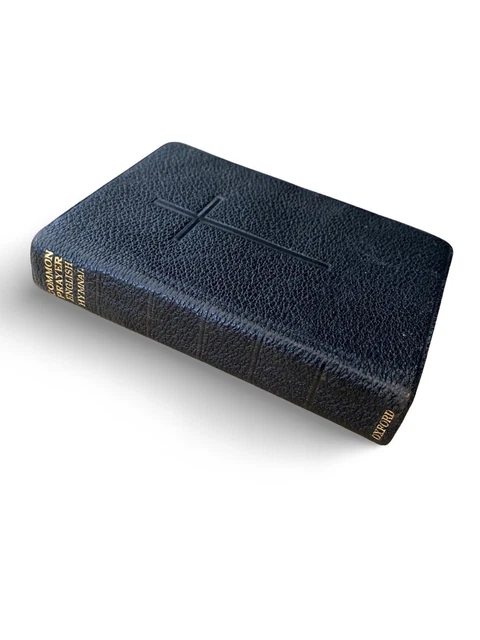 Vintage Leather Book of Common Prayer Hymnal Pocket Psalms Oxford 1946 Print