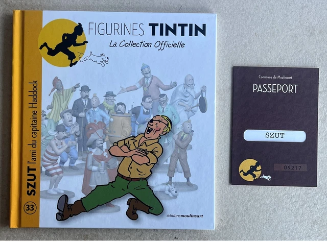 Figurine Tintin – Collection Officielle N°33 – Szut, L'ami Du Capitaine Haddock