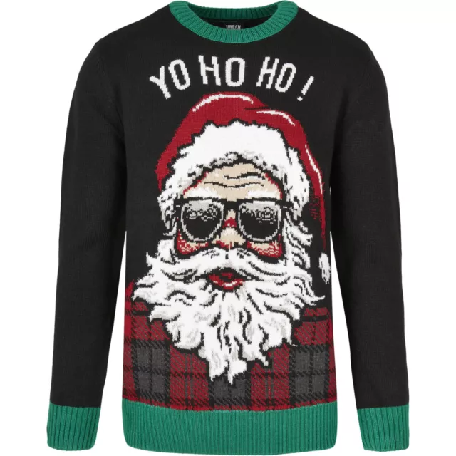 Urban Classics Ho Sweater Maglione Ugly Sweatshirt Natale Uomini