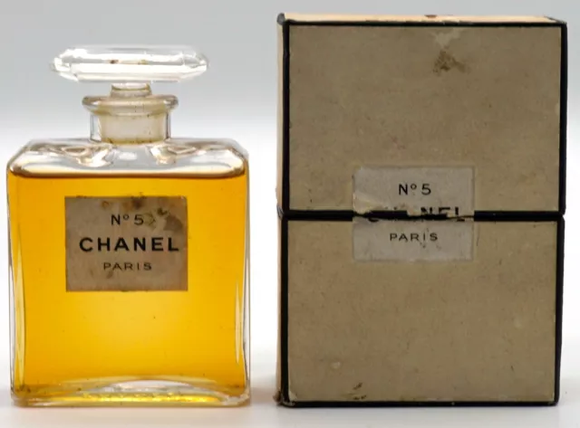 VINTAGE CHANEL NO. 5 Extrait 201 PM Perfume with Original Box