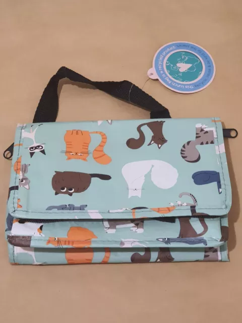 Lunch Bag REX London Insulated Cat Print NEW Free Post