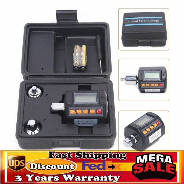DIGITAL DISPLAY TORQUE Meter Electronic Beam Torque Wrench Tester High