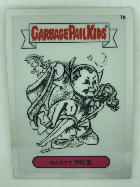 2013 Garbage Pail Kids Cards Chrome Series 1 GPK Pencil Art Pick Your Card