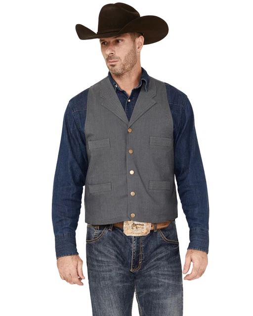 Scully Men's Ranchwear Vest Charcoal XX-Large