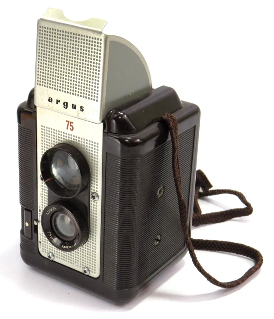 Argus 75 Vintage 620 Film Box Camera with Leather Strap - Read Condition