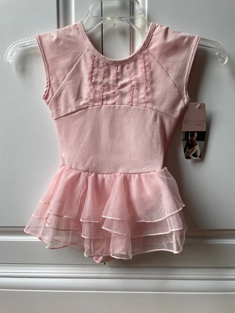 NWT Girls Dance Ballet Leotard Size S Small 6/6X Freestyle by Danskin new