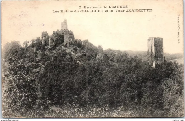 87 LIMOGES - Les ruines du Chalucet et la tour Jeannette PAST/6135