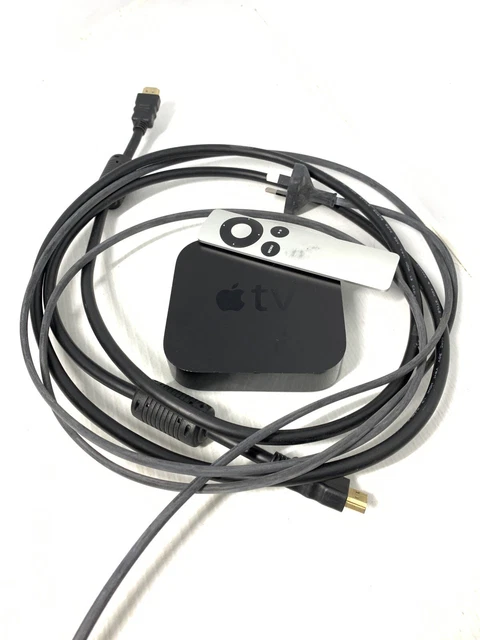 Apple TV (3rd Generation) HD Media Streamer -  A1469 tested W/ Remote + HDMI
