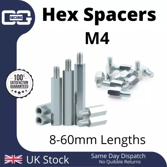 Hex Spacer Standoff Mount Fixing | PCB |  Metric |  Bolts | M4