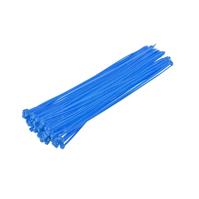 200 pezzi fascette di ricambio 200 mm x 2,5 mm nylon autofissante blu