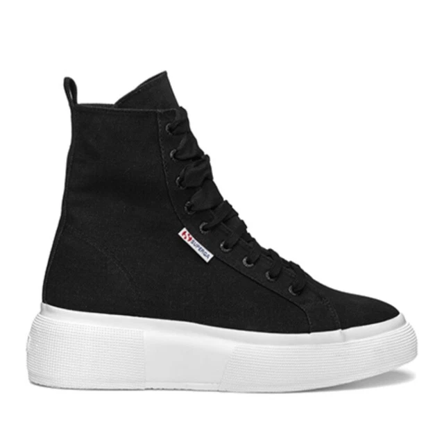 Superga nere 2025 con zeppa