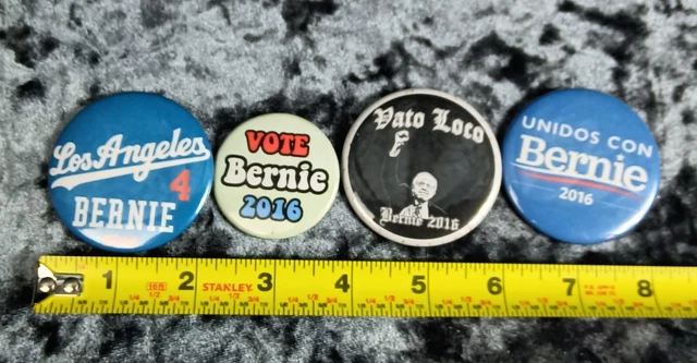 Bernie Sanders Latino / Chicano Button Pack - 2016 5 Political Buttons 3