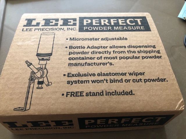 Lee 90058 Precision Reloading Perfect Powder Measure Bottle Adapter with Stand