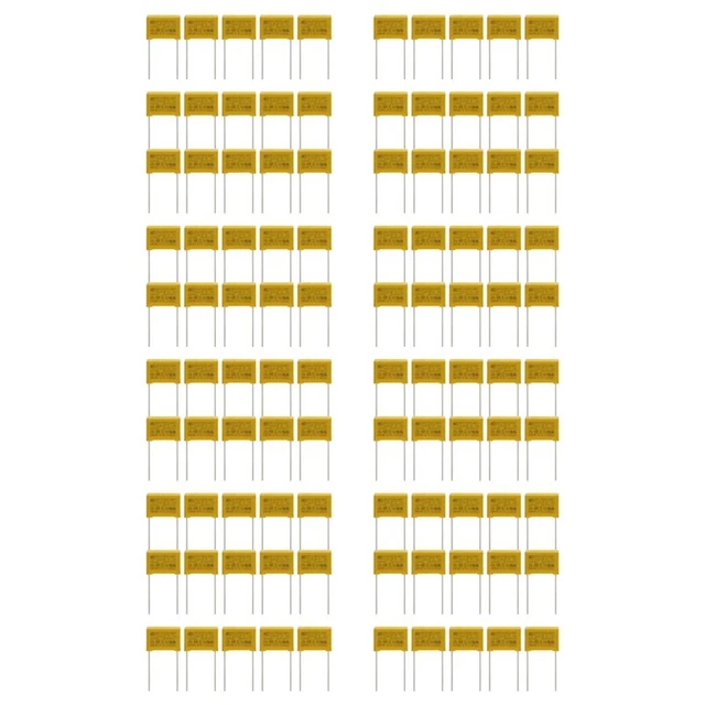100 Pcs AC 275V 0.22UF Polypropylene Film Safety Capacitors MPX D5Z7