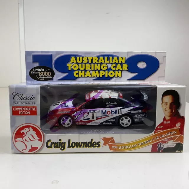 Signed Craig Lowndes 1999 Aus Touring Championship Scale Car *No COA* (B2) S#571