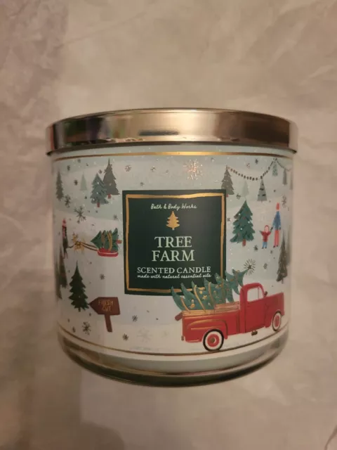 White Barn, Accents, Mahogany Teakwood High Intensity Set Of 2 3wick  Candles Bbw