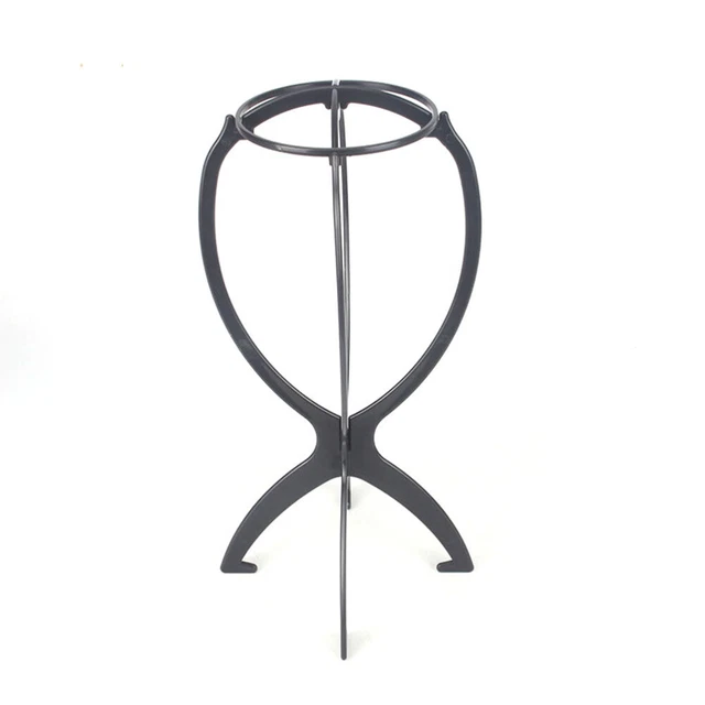 6 pz appendiabiti pieghevoli da viaggio parrucca supporto display appendiabiti pieghevoli