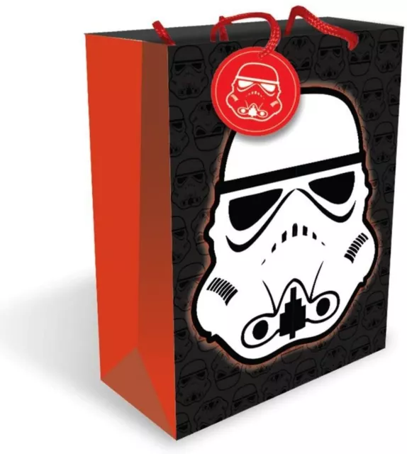 Star Wars Large Gift Bag - 31cm x 26cm x 10 cm Stormtrooper gift bag