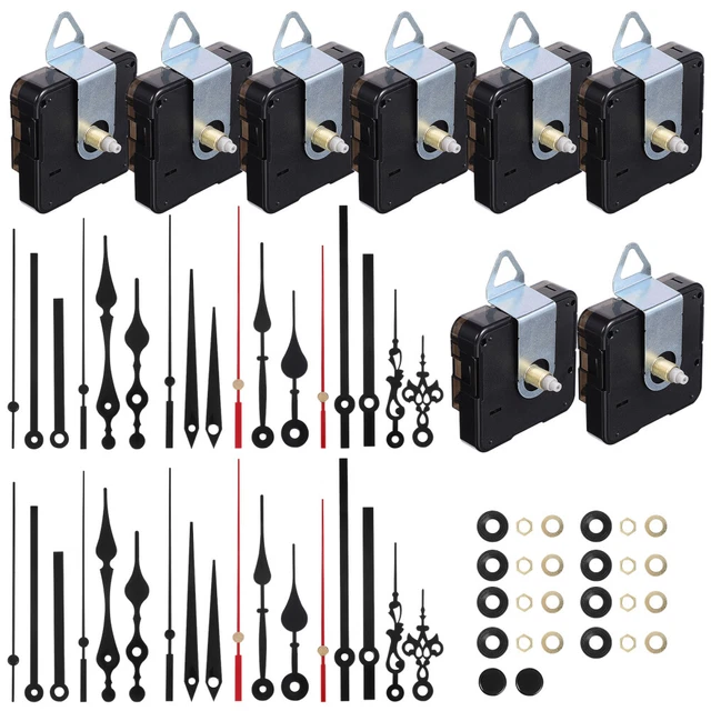 8 set movimento plastica ricambio orologio da parete fai da te