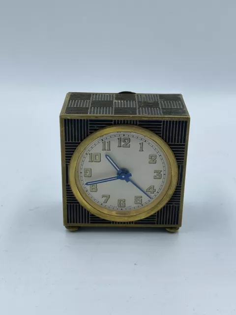 SWISS Zénith? ancien réveil horloge vintage alarm clock desk table Art Deco 2