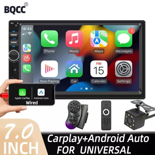 Boss Audio 7" Double 2 DIN Car Stereo Touch Screen Bluetooth Screen FM Camera