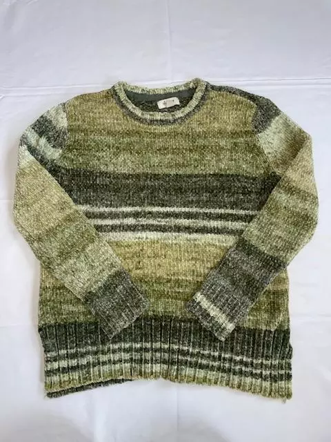 MSRP $50 Style & Co Striped Space-Dye Sweater, Size XS