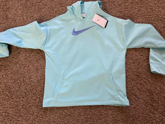 Youth XL Nike Teal Thermafit Hoodie