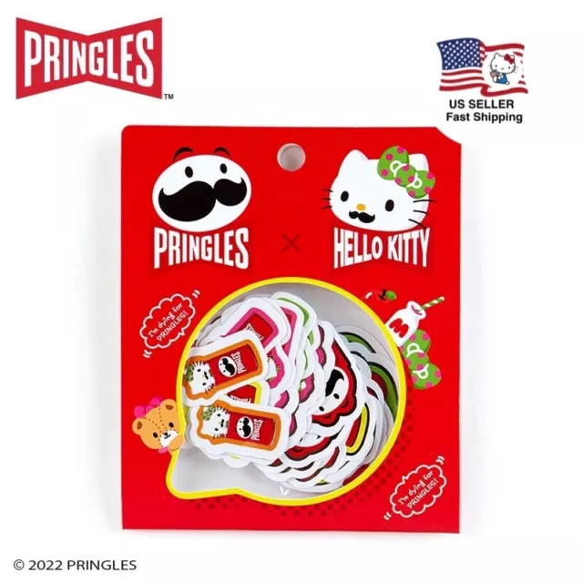 Sanrio Pringles x Hello Kitty Sticker Limited Edition Japan Kawaii US Seller