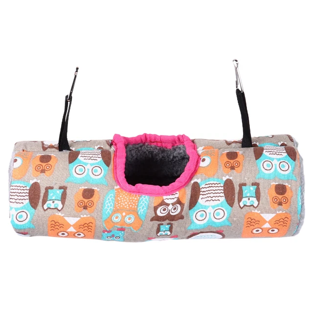 Small Animals Tunnels Toy Plush Pet Hammock Hamster Nest Hanging