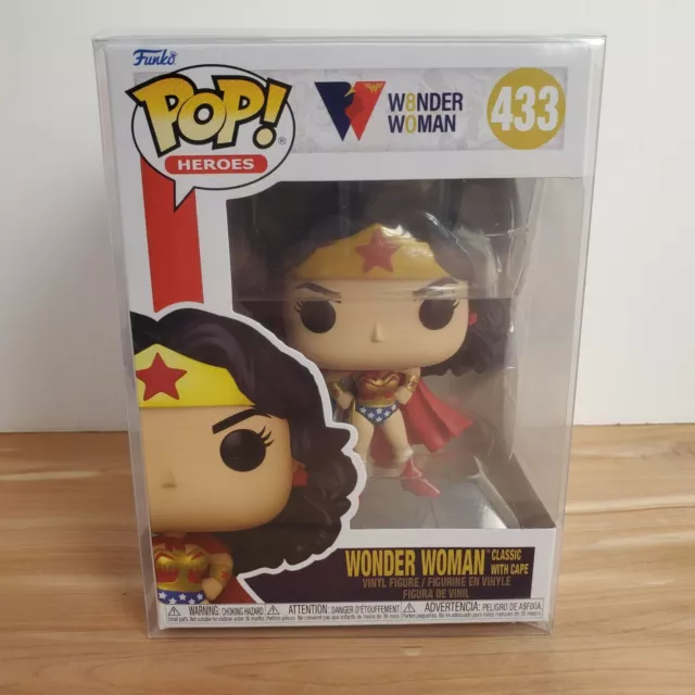 Funko Pop! Heroes DC Comics Wonder Woman 80th Anniversary Figure w/ Protector