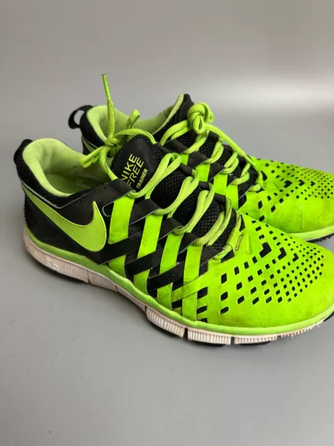 Nike Free Trainer Lime Volt Green Men's Size 10.5 Running Shoes