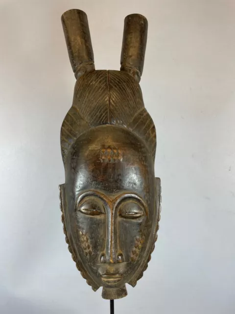 230444 -  African Old Baule mask with - Iv. Coast.