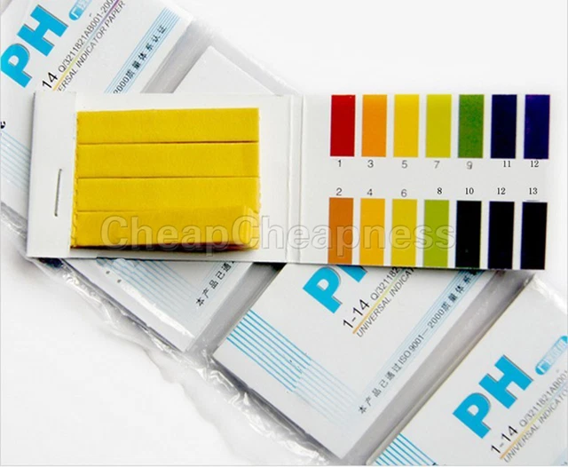 160x pH Indicator Test Strips 1-14 Laboratory Paper Litmus Teste.vio
