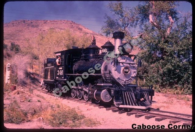 Denver & Rio Grande Western #346 GC&SJ October 1967 KODACHROME ORIGINAL SLIDE