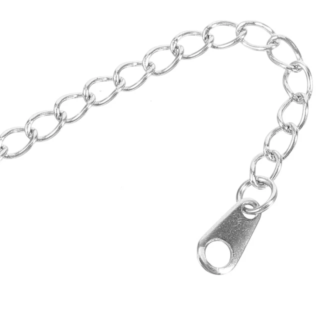 60 piezas Cadenas extensoras hágalo usted mismo Pulseras Fabricación Cadenas Joyería Cadenas HÁGALO USTED MISMO Material