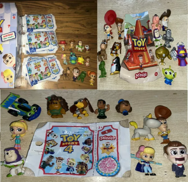 Disney Pixar Toy Story 4 Blind Bag Pick your Character Mini Figure Series Minis