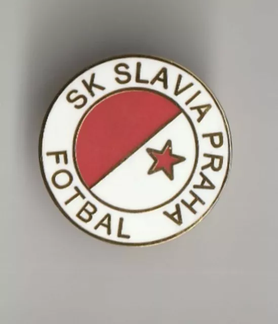 Sk Slavia Praha Czech Republic Badge Brooch Pin Accessories For