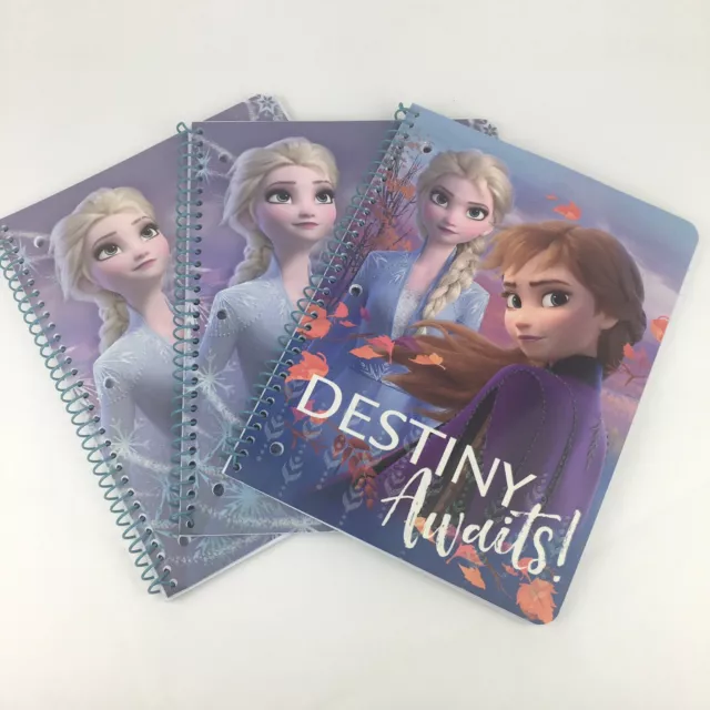 5 Spiral 1 Subject Notebooks 70 Wide Ruled Sheets - Disney's