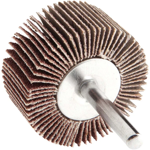 Forney 2 In. x 1/4 In. 60 Grit Shank Mounted Flap Sanding Wheel 60184 Forney