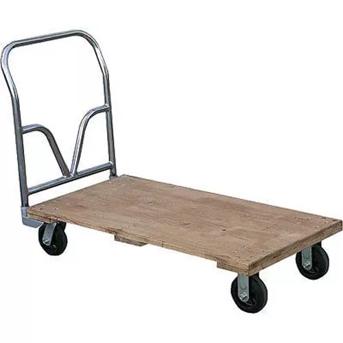 Hardwood Platform Truck - 1600 Lbs Cap - 48" L x 24" W - Commercial Duty